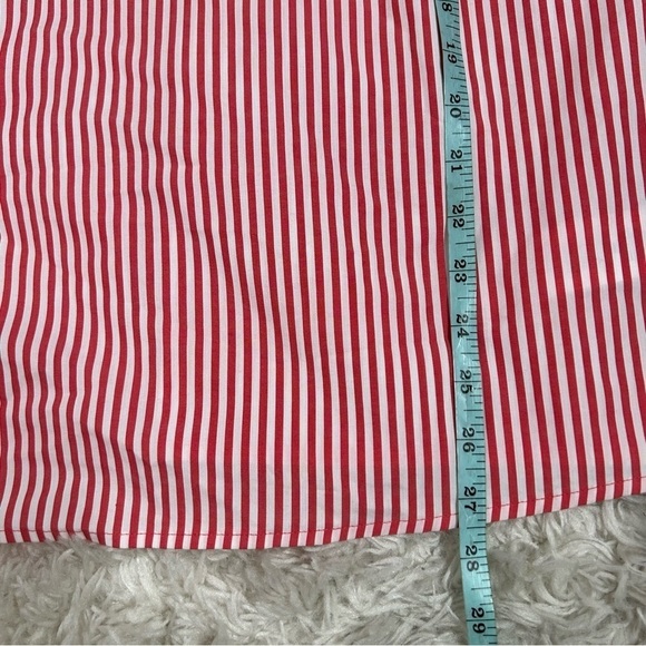 MICHAEL Michael Kors Striped Lace Up Poplin Bell Sleeve Top- NWT - Picture 13 of 13